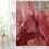 Abstract Red Marble Shower Curtain 72 x 78 in Polyester 1