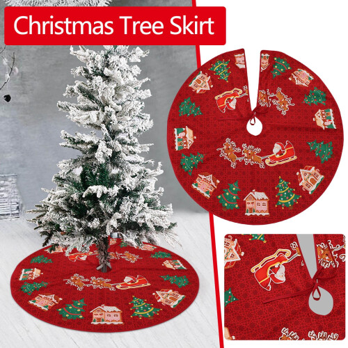 Christmas Tree Skirt Soft Fabric 120 cm