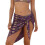 Women Printed Triangular Scarf Belly Dance Hip Scarf-Purple 1