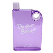 420ml Slim Flat Plastic Water Bottle
