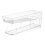 Double-Row Soda Can Organizer, Plastic, 1Pack 1
