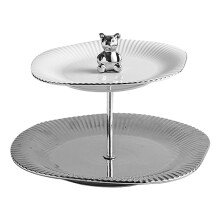 Etagere Dessertständer aus Keramik und Metall