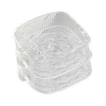 Transparante groentehoes van plastic, 1 stuk