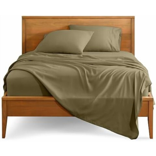 Ultra-Soft Microfiber Queen Sheet Set, 4-Piece