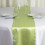 Tea Green Satin Table Runner 12 x 108 in (10 Pack) 1