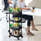 4-Tier Rolling Storage Cart for Kitchen, Bathroom, Office 1