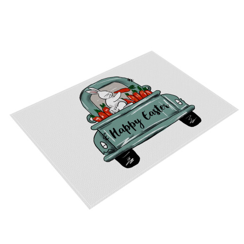 Easter Placemats Polyester 30x45cm Set of 4