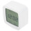 4Pcs Plastic Electronic Alarm Clock White with Clear Display for Home 10