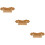 3Pcs Durable Bamboo Pipa Bridge Tailpiece Handmade Khaki Accessory 9