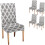 Moroccan Dining Chair Covers Set of 4 – Polyester Spandex 1