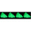 4Pièces Décor Aquarium Rocaille Fluorescente 3