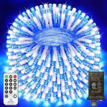 1000 LED Outdoor Christmas Lights 403 ft IP44 Waterproof