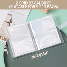 Jewelry Storage Book – Transparent Zip Pockets, Portable
