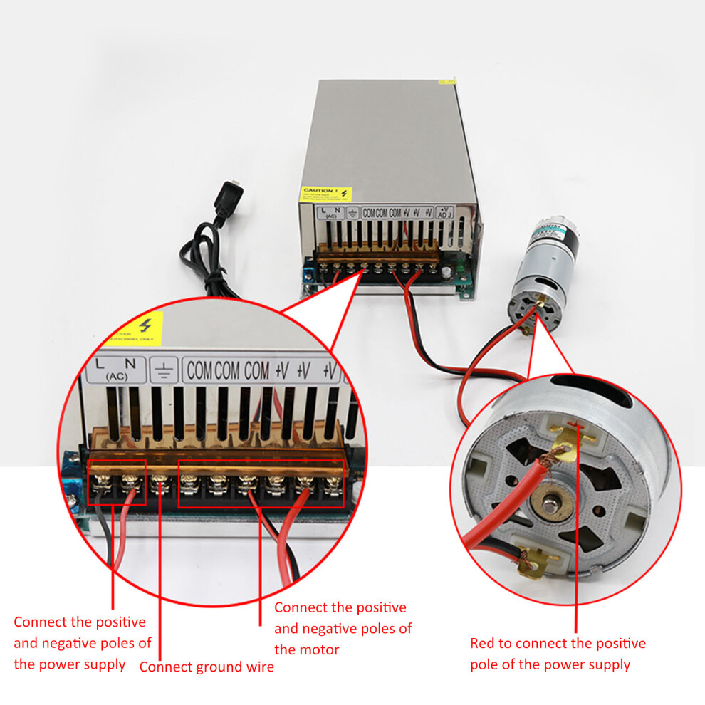 24V Geared Motor 15W 50rpm Low Noise Copper Rotor