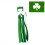 St. Patrick's Day Windsack aus Polyester, 1 Stück, für den Außenbereich 3