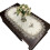 Oval Lace Table Mat in Flax Gray 4