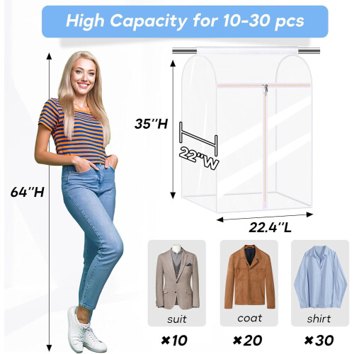 35" Garment Cover & 70" Garment Bag Bundle 2