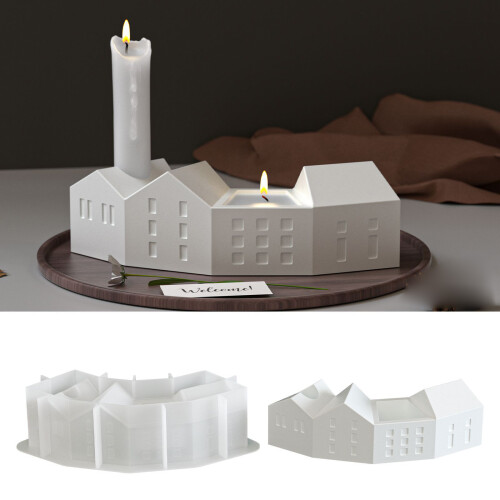 Moule en silicone d’architecture détaillée pour les créations en 1