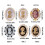 Regal Parels Versierd Broche Legering Accessoire voor-Witte L 4