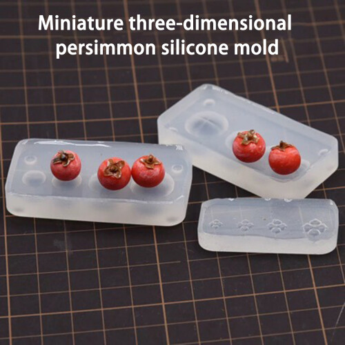 Food Grade Silicone Persimmon Mold Ideal For Creative Baking And 1