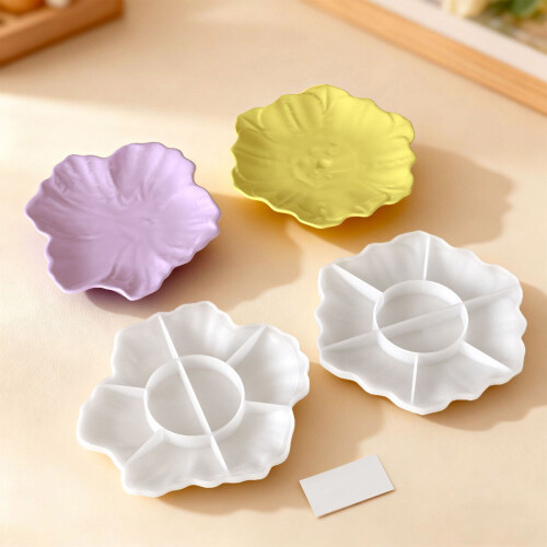 Creative Silicone Mold For Resin Flower Leaf Tray-pattern 2