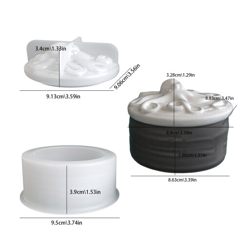 Versatile Octopus Design Storage Container Mould For Crafting 2