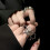Artisanal Crafted Adjustable Spiders Ring Gothic Jewelry-White 7