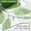 Leaf Pattern Linen Shower Curtain 72x72 in 2