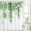 Leaf Pattern Linen Shower Curtain 72x72 in 3