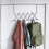 Over Door Hook Rack – Stainless Steel, Adjustable, 6Hooks 6