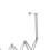 Over Door Hook Rack – Stainless Steel, Adjustable, 6Hooks 7