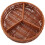 Braune PP-Snackschale mit mehreren Gittern, 25 x 25 cm 4