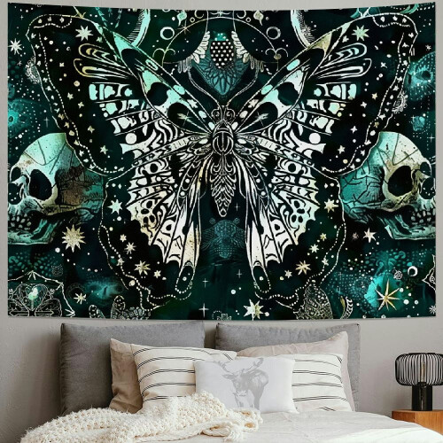 Κοντό βελούδινο ταπισερί Death Moth 1