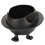 Coffee Knock Box ABS Black with Bar 8