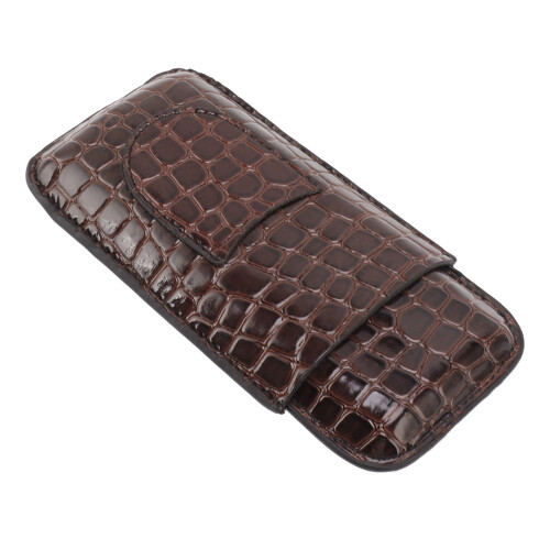 Leather Cigar Holder for3Cigars 2