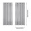 Linen Sheer Curtains Silver 52x63 in 2 Panels 3