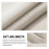 Linen Sheer Curtains Silver 52x63 in 2 Panels 4