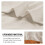 Linen Sheer Curtains Silver 52x63 in 2 Panels 5