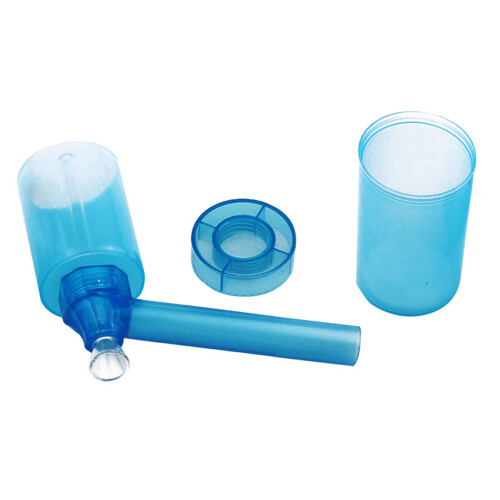 Avtakbar vannpipe – blå, 214 mm 2