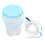 Koffieklysma-emmer 1200 ml, siliconen ABS 2