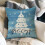 Snöflingeörngott 20x20 Blå Jul Set med 4 5