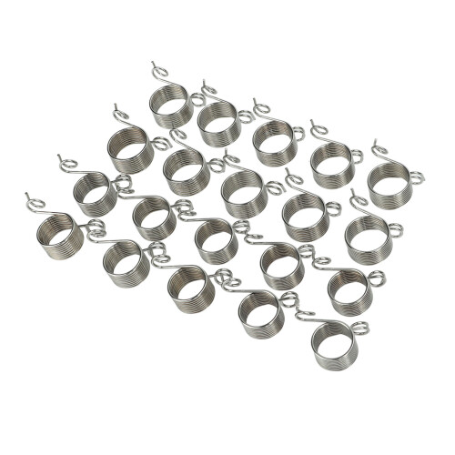 Rustfrit stål guidefingerholdersæt – 10 store + 10 1