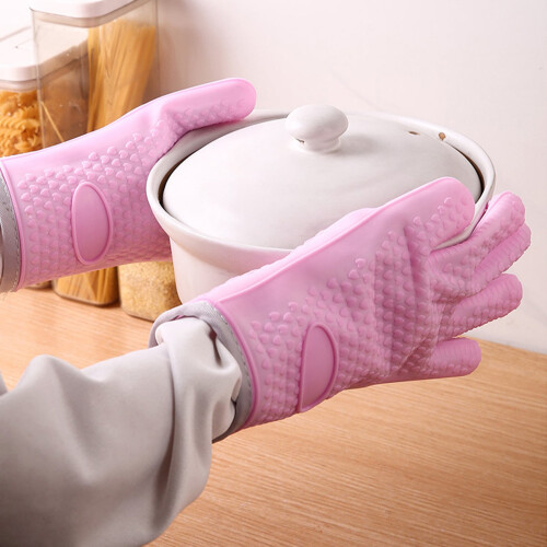 Silikon-Backhandschuhe (Paar) – Hitzebeständig