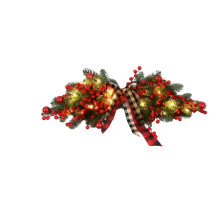 Christmas Pine & Berry Swag Wreath 70 cm