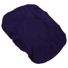 Rectangular Stretch Footstool Cover in Dark Blue