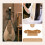 Lute Bridge Tailpiece Handmade Lute Replacement Part Tailpiece 8