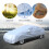 2Pcs Silver Car Shade Cover Full Uv Rain Protector Breathable Fabric 4