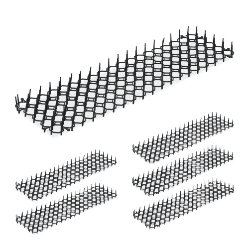 Katzenabwehr-Spikematten, 6er-Set für den Garten