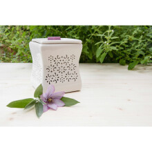 Calentador de cera eléctrico de cerámica con lámpara aromática de 25 W