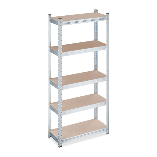 Schwerlast-Regalsystem mit 5 Ebenen, 150 x 70 x 30 cm